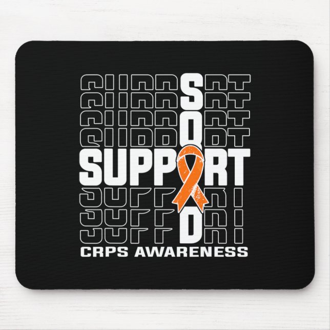 Tapis De Souris Soutenir la sensibilisation des Crps de l'équipe (Devant)