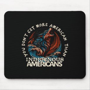 Tapis De Souris Soutenir les Amérindiens contre Trump