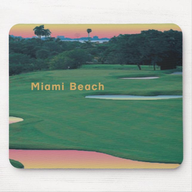 Tapis De Souris South Beach - Miami GOLF (Devant)