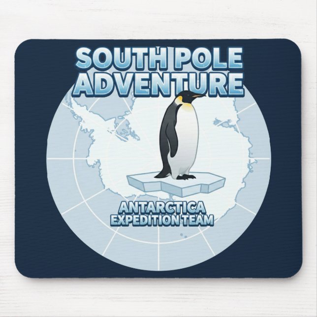 Tapis De Souris South Pole Adventure Antarctica Expedition Team (Devant)