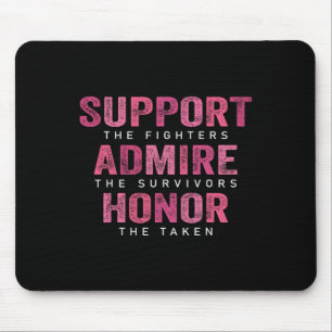 Tapis De Souris Soutien au cancer Admirez les prix honorifiques du