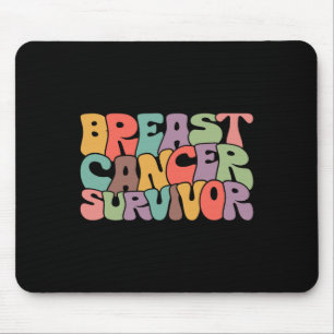 Tapis De Souris Soutien du guerrier de sensibilisation au cancer d