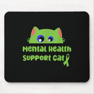 Tapis De Souris Soutien en santé mentale Chat _ Mentale S Award