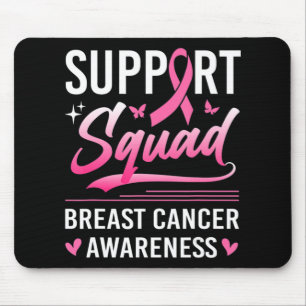 Tapis De Souris Soutien Équipage jumelé Famille Cancer du sein