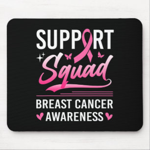 Tapis De Souris Soutien Équipage jumelé Famille Cancer du sein