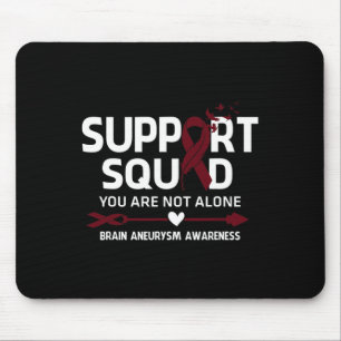 Tapis De Souris Soutien Escadrille Guerrier Cerveau Aneurie Sensib