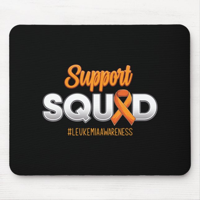 Tapis De Souris Soutien Escadron Leucémie Lutte pour (Devant)