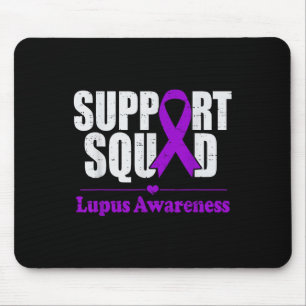Tapis De Souris Soutien Escadron Lupus Sensibilisation Purple Auto