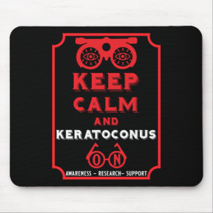 Tapis De Souris Soutien Et Sensibilisation À Keratoconus