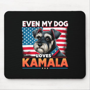Tapis De Souris Soutien Kamala Harris Amoureux de les chiens Même