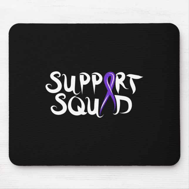 Tapis De Souris Soutien pancréatique au cancer (Devant)