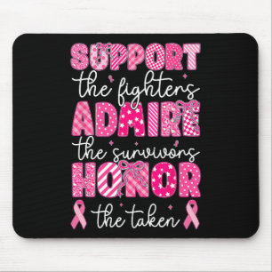 Tapis De Souris Soutien pour le cancer du sein Admirez le cancer d