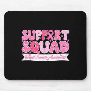 Tapis De Souris Soutien super Squad Sensibilisation au cancer du s
