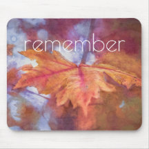Souvenez-vous de l'automne Maple Leaf Photo Art