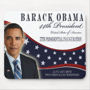 Tapis De Souris Souvenir 2013 inaugural d'Obama Mousepad
