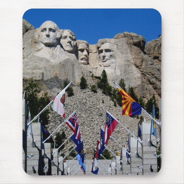 Tapis De Souris Souvenir commémoratif national du mont Rushmore (Devant)
