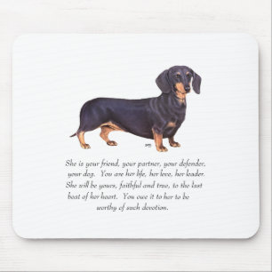 Tapis De Souris Souvenir de teckel - Femelle