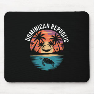 Tapis De Souris Souvenir de vacances en République dominicaine Pun