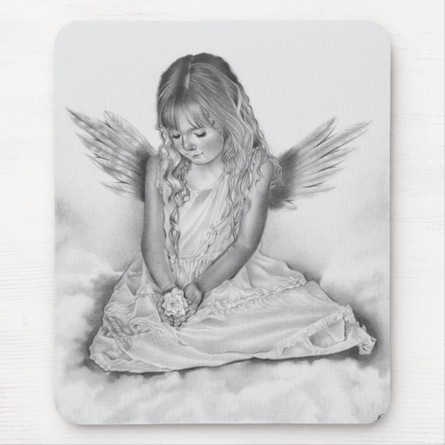 Tapis De Souris Souvenir Petit Ange Mousepad (Devant)