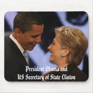 Tapis De Souris Souvenirs d'inauguration d'Obama - de Clinton