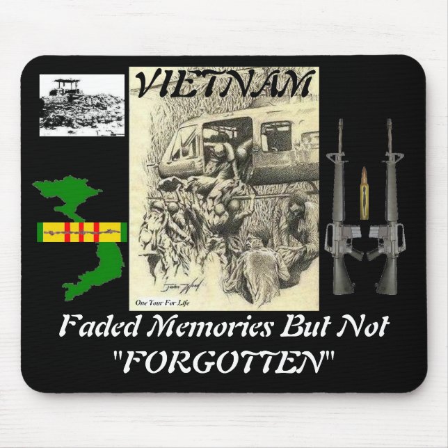 Tapis De Souris Souvenirs passés mais pas "OUBLIÉS" MousePads (Devant)