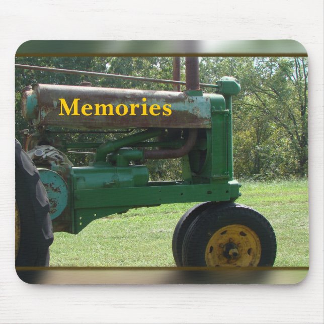 Tapis De Souris souvenirs-personnaliser de tracteur (Devant)