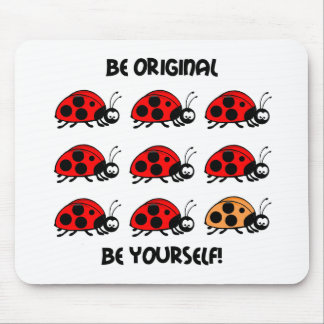 Tapis De Souris Soyez coccinelle originale