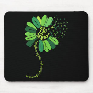 Tapis De Souris Soyez en forme de ruban vert Tournesol Tournesol s