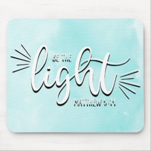 Tapis De Souris Soyez la lumière Matthieu 5:14 Souris Pad