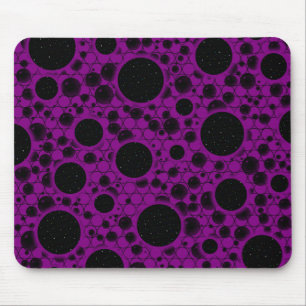 Tapis De Souris Space Bubble Spots - Violet