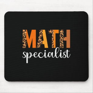Tapis De Souris Spécialiste des maths Leopard Thanksgiving Day Fun