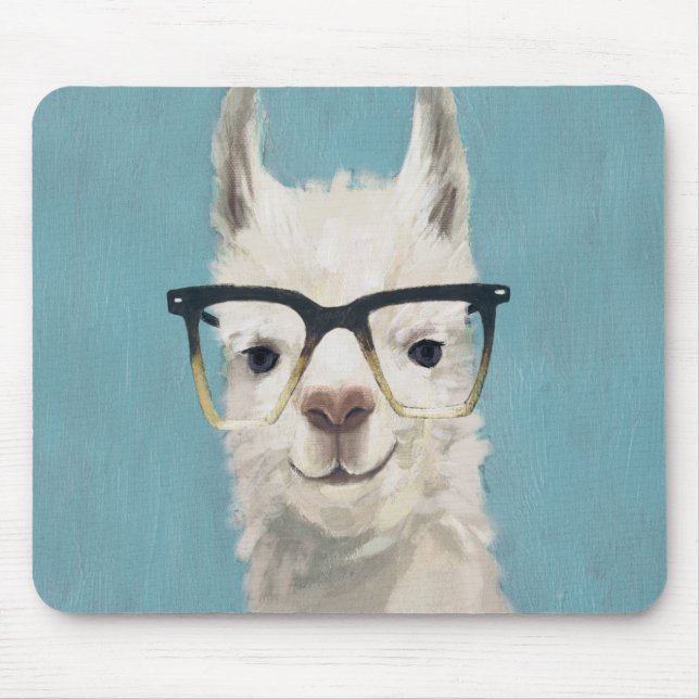 Tapis De Souris Spécifications Llama - Carré (Devant)
