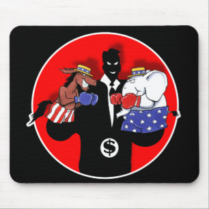 Tapis De Souris Spectacle politique de marionnettes
