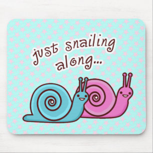 TAPIS DE SOURIS SPEEDO ET SPAGO LES ESCARGOTS MOUSEPAD