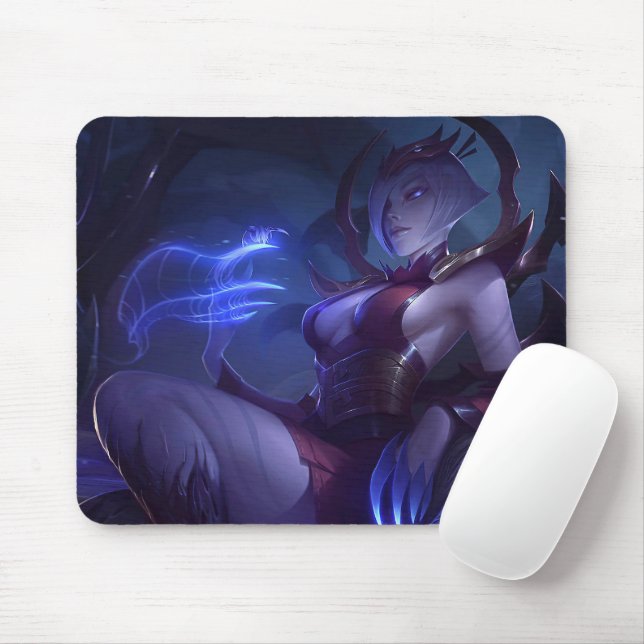 Tapis De Souris Spider Queen Gaming Mousepad | Thème gothique (Avec souris)