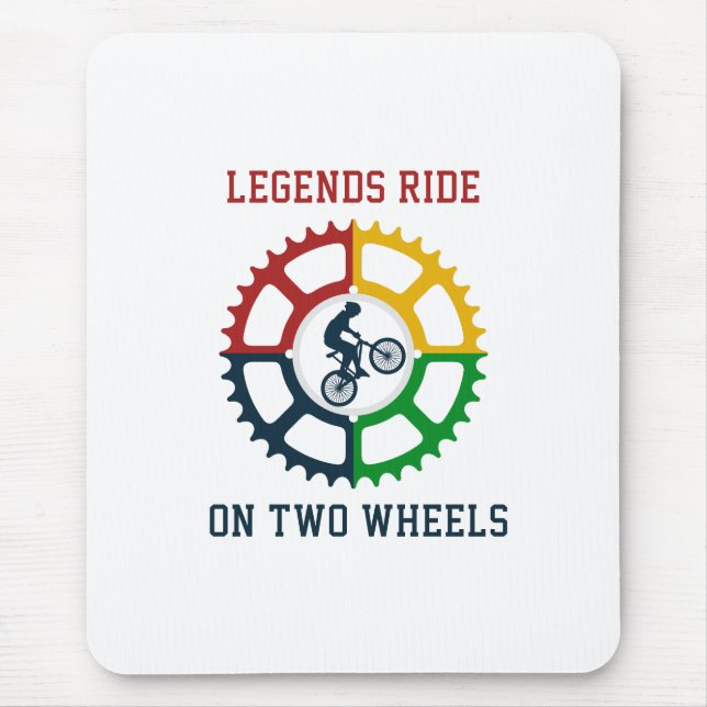 Tapis De Souris Spirale Vintage Rustique (Devant)