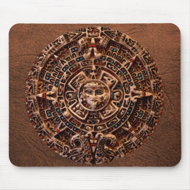 Tapis De Souris Spirit of Mexico & Peru, Mayan Incan Design (Devant)