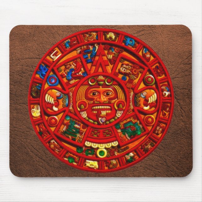 Tapis De Souris Spirit of Mexico & Peru, Mayan Incan Design (Devant)