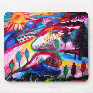 Tapis De Souris "Splendeur à JÉRUSALEM" par Michelle Katz, 2006