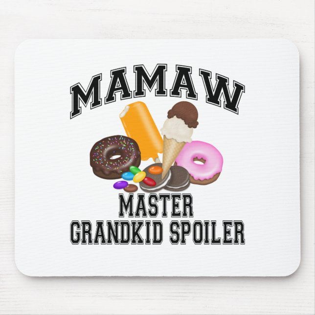 Tapis De Souris Spoiler Mamaw de Grandkid (Devant)