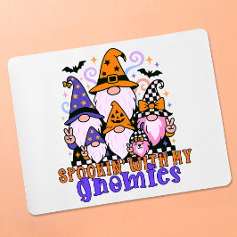 Tapis De Souris Spookin’ Avec Mes Gnomies : Amis Rétro Halloween