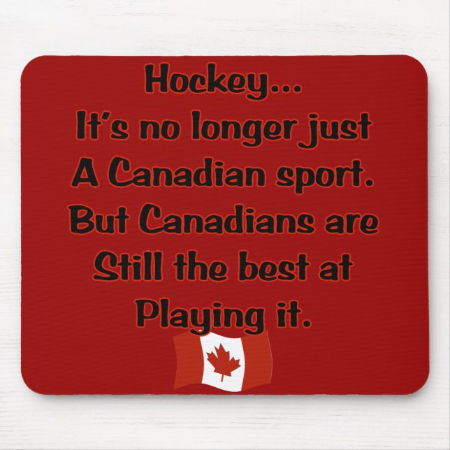 Tapis De Souris Sport canadien Mousepad (Devant)