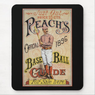 Tapis De Souris Sports vintages Baseball, Reach's Guide Couverture