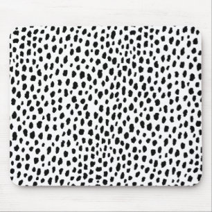 Tapis De Souris Spots dalmatiens (noir/blanc)