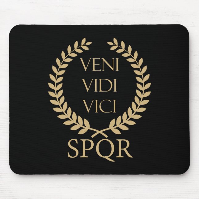 Tapis De Souris SPQR : Veni, Vidi, Vici (Devant)