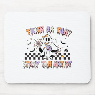 Tapis De Souris Spray rétro Tan Artiste Halloween Fantômes Sthan T