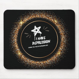 Tapis De Souris Spraypaint J'ai la dépression Mousepad