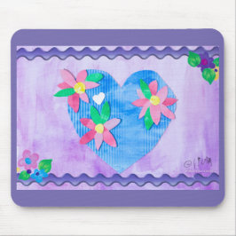 Tapis De Souris Spring Time Heart - Kids Art pour CHOC