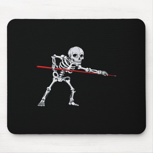 Tapis De Souris Squelette Billard Billard Billard Billard Snooker  (Devant)
