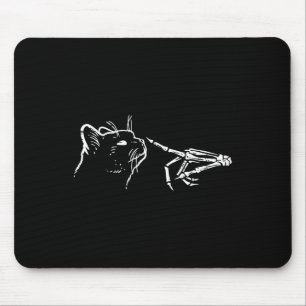 Tapis De Souris Squelette Citrouille main Éffrayant Black Maman H